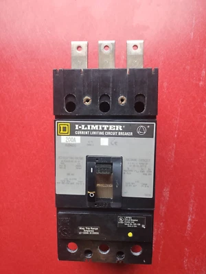 KIJ34200 3P 480V 200 A INTERRUPTOR LIMITADOR DE CORRIENTE 1 AÑO DE GARANTÍA RESTAURADO SQD Foto 1 de 4