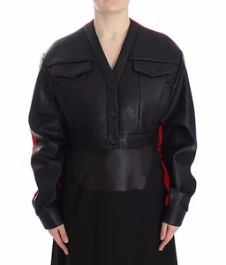 KAALE SUKTAE Jacket Black Short Croped Coat Bomber Blazer IT 40 /US 6 RRP $800  - Picture 1 of 8