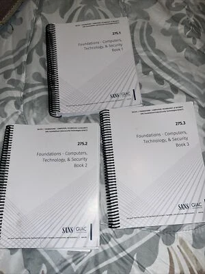 GIAC Foundations- Computers, technology, And Security Textbooks - Image 1 of 4