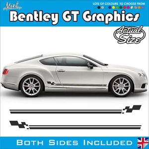 Bentley Continental GT Side Stripes Brooklands mulliner Decals Graphics 004 - Picture 1 of 5