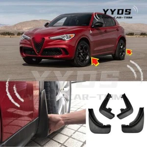 Genuine OEM Splash Guards Mud Guards Flaps For 2017-2023 Alfa Romeo Stelvio SUV - Foto 1 di 1