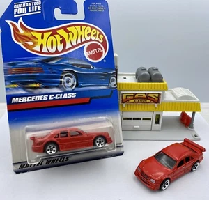 HOT WHEELS MERCEDES C CLASS NEW IN BOX AND CUSTOM VERSION YOU GET BOTH - Imagen 1 de 12