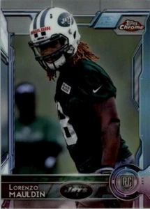 2015 Topps Chrome Refractor LORENZO MAULDIN RC #174 NEW YORK JETS ๐ - Picture 1 of 1