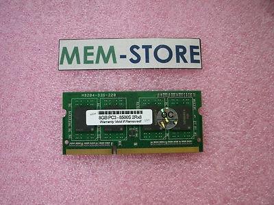 8GB PC3-8500S DDR3-1066Mhz Memory Mac mini (Mid 2010), Mini4,1 2.4Ghz 2.66Ghz - Image 1 of 2