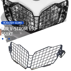 MOTORCYCLE HEADLIGHT PROTECTOR COVER GRILL For Suzuki V-Strom 650/XT 2012-2016 - Picture 1 of 5