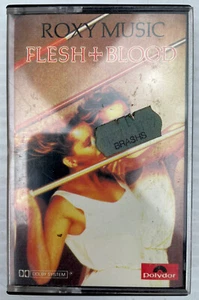 Roxy Music Flesh & Blood Music Cassette Tape 3100 554 Polydor Records 1980 - Picture 1 of 12