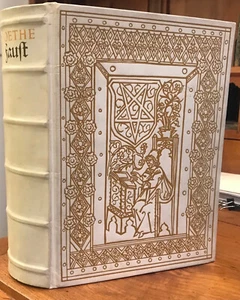 GOETHE "FAUST" 1924 LTD ED #302/1000 FULL DECORATED VELLUM, ILLUSTRATED VG+ - Picture 1 of 8