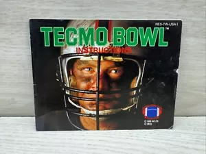 Tecmo Bowl 1988 Nintendo NES solo manual - Imagen 1 de 4