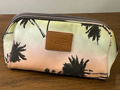 Victoria’s Secret Rosa Maquillaje Cosmético Belleza Bolsa Hawaiana Playa Foto 1 de 4