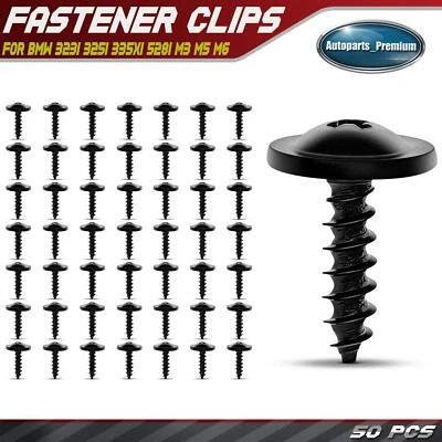 Clip de retención de tornillo de cabeza de relleno Phillips M5-2.12 50 piezas para BMW Serie 3 Foto 1 de 4