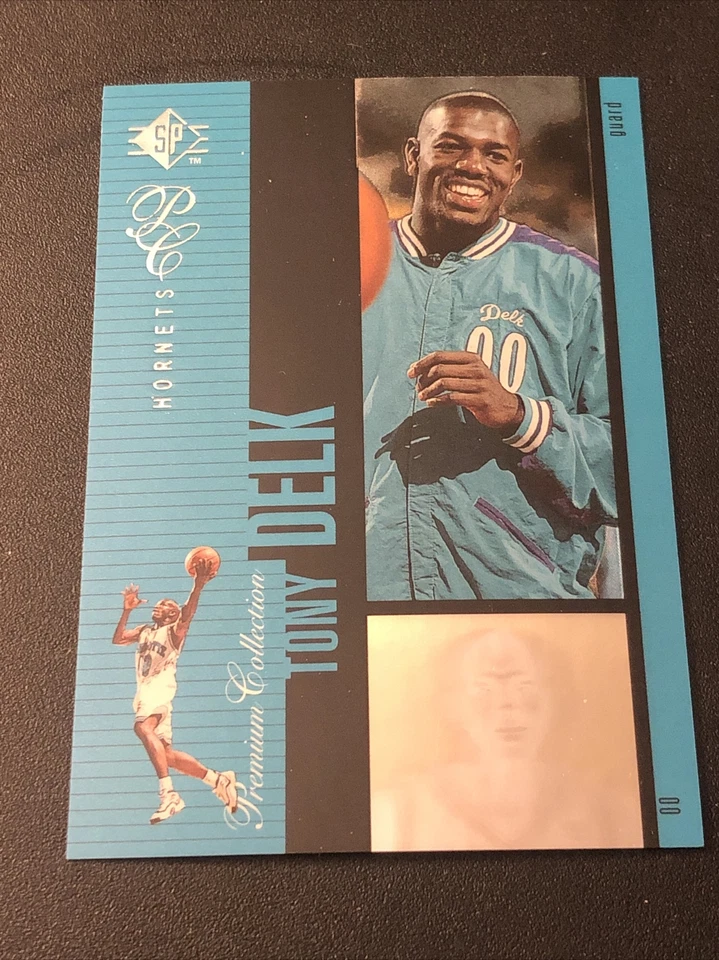 1996-97 SP Premium Collection Holoviews Tony Delk #PC4 Rookie RC - Image 1 of 2