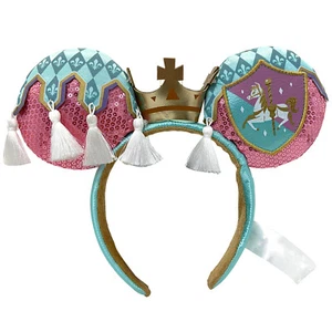 Disney- Headband Minnie Ears Tassel Carousel Crown Prince Charming Gift 50th - Picture 1 of 7