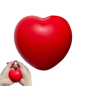 2xHand Exercise Balls Heart-Shape Hand Grip Strength Power Trainer Grip Training - Foto 1 di 9