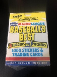 1987 Fleer Baseball’s Best Sluggers Vs. Pitchers Set
