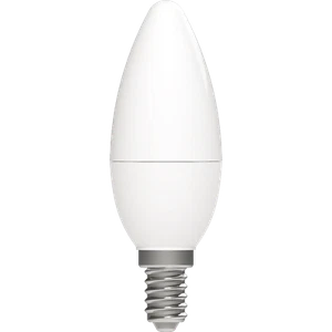 LED Kerze Leuchtmittel Glühbirne Lampe E14  2.5W warmweiß Opal C35 - Bild 1 von 5