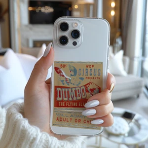 Disney Dumbo The Flying Elephant Circus Ticket Vintage Retro Phone Case AB269 - Picture 1 of 1