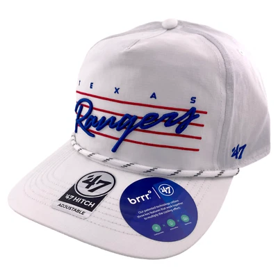 '47 Brand Texas Rangers MLB Downburst brrr Hitch A-Frame Snapback Adjustable Hat - Image 1 of 4