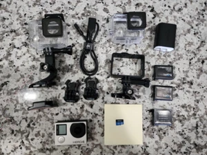 GoPro Hero 4 Silver With Accessories/Attachments - Picture 1 of 12