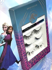 Profusion Jurassic World NATURE UNLEASHED 3 Faux Mink Lash Set w/Liner Adhesive - Picture 1 of 12