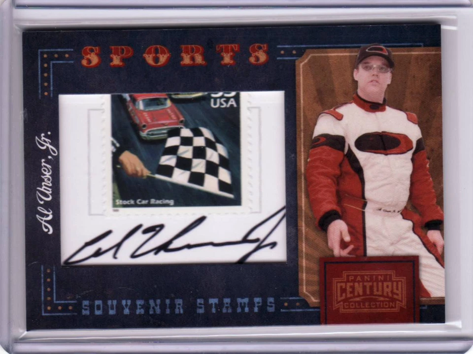 2010 Panini Century Collection Al Unser Jr. Stamp Auto 12/20 - Image 1 of 1