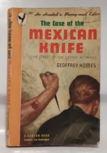 VINTAGE The Case Of The Mexican Knife By Geoffrey Homes Mystery Paperback Book - Imagen 1 de 18