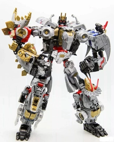 New BPF Volcanicus Dinobot 5 In 1 Power of the Primes  Figure 13" Toys Cover