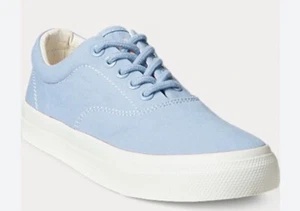 Ralph Lauren Bryn Cotton Schnür Sneaker Hellblau UK 4 EU 38 - Bild 1 von 8