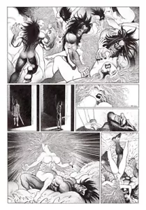 LOBO als Chninkel Original Comicseite 60 cm x 42 cm - Bild 1 von 1
