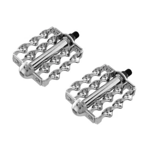 Lowrider Classic Double Flat Twisted Bicycle Pedal Chrome 1/2" Beach Cruise Bike - Picture 1 of 1