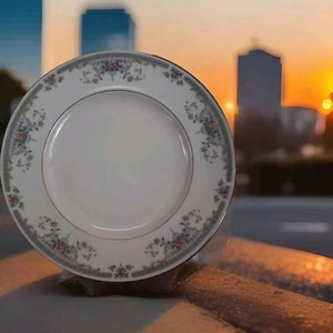 Plato de Cena Royal Doulton Julieta 10-5/8" Marfil Hueso China Floral H-5077 - Imagen 1 de 5