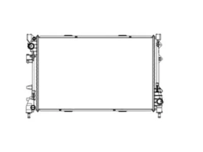 Radiador principal TYC 22227FF 2013 2017 2014 2015 2016 para 2012-2019 Fiat 500 - Imagem 1 de 2