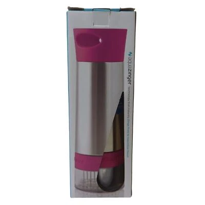 Infusor de sabor Aqua Zinger sabor água frutas frescas por Zing Anything 20 oz rosa - Imagem 1 de 4