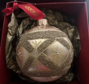 Waterford Feiertag Erbstücke Champagner Feier Ball Ornament in Box - Bild 1 von 6
