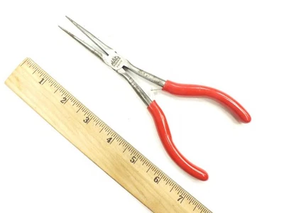 MAC TOOLS 7-1/4" LONG EXTENDED REACH NEEDLE NOSE PLIERS P301772 - Image 1 of 4