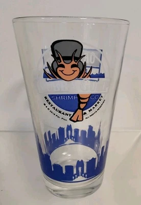 Bubba Gump Shrimp Company Restaurant Orlando Florida Souvenir Novelty Glass - Image 1 of 4