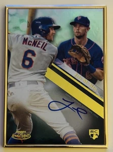 Jeff McNeil Topps 2019 Gold Label RC Auto Near Mint - Picture 1 of 2