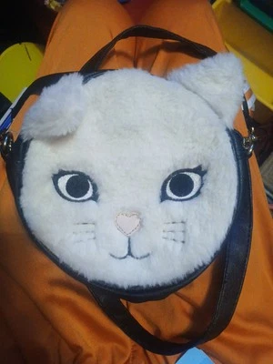 Cartera gato luv betsey by betsey johnson blanco peludo Foto 1 de 4