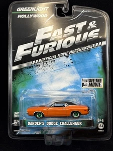 GreenLight Green Machine Darden’s Dodge Challenger #168 Green Base/Wheels 1:64 - Picture 1 of 9