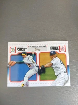 2010 Topps - Legendary Lineage Mariano Rivera, Dennis Eckersley #LL26 (JGA)(02) - Image 1 of 2