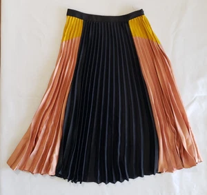 1. State Plissee Midi Rock Größe 8 klassisch modern elegant Polyester mehrfarbig - Bild 1 von 4