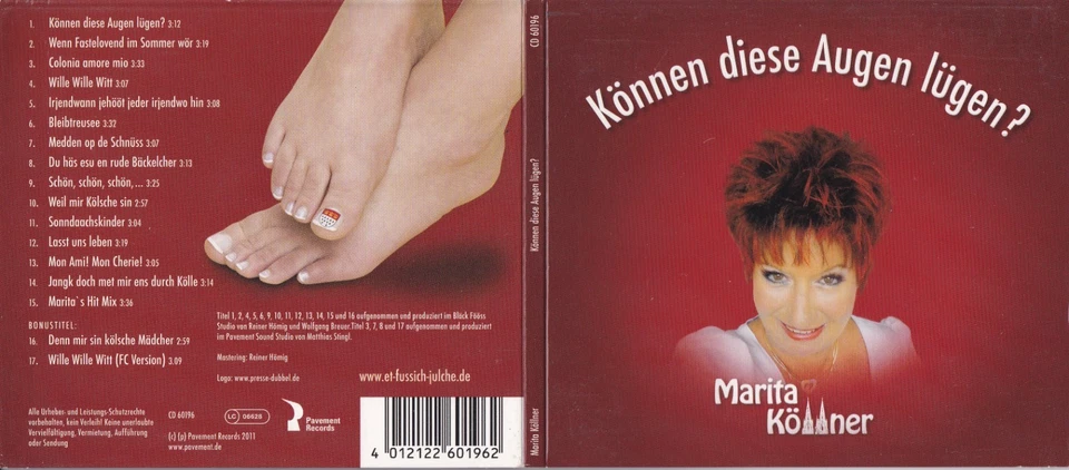 Marita Köllner – Können Diese Augen Lügen  (17 Track CD) Digipak - Bild 1 von 1