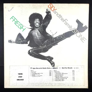 Sly And The Family Stone Fresh Radio DJ Copy RL cut Sterling vinyl record LP 70s - Bild 1 von 11