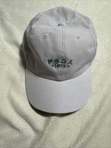 FSGA Hat White AHead Hat Adjustable Adult Size OSFA FSGA Hat Baseball Cap - Picture 1 of 9