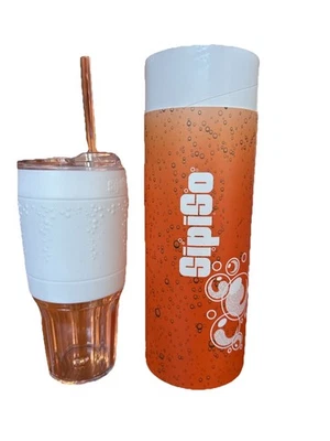 New SipiSo Double Wall Tumbler BPA Free with Lid & Reusable Straw Cold Drinks - Image 1 of 4