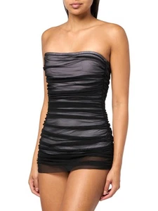 Women's Standard Strapless Bill MIO, Black/Snow White - Picture 1 of 3