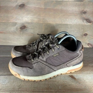 ooz bozeman zapatos bajos para hombre talla 9 cuero marrón atlético senderismo zapatillas - Imagen 1 de 8