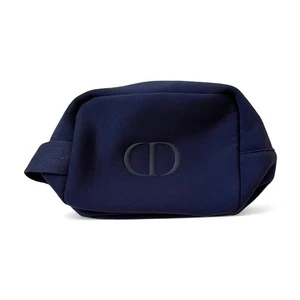 DIOR Beauty Navy Blue Neoprene Toiletry Travel Pouch - Picture 1 of 5