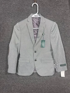 Lauren Ralph Lauren Classic-Fit Big Boys 10R Black/White Herringbone Sport Coat - Picture 1 of 9