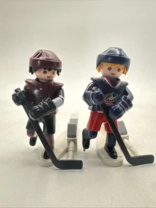 Rare! Playmobil NHL Hockey Player Columbus Blue Jackets Vs Arizona Coyotes-Works - Picture 1 of 14
