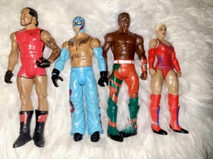 WWE Konvolut 4 Actionfiguren "Lana, Rey Mysterio, MVP Elite, Xavier Woods" - Bild 1 von 3